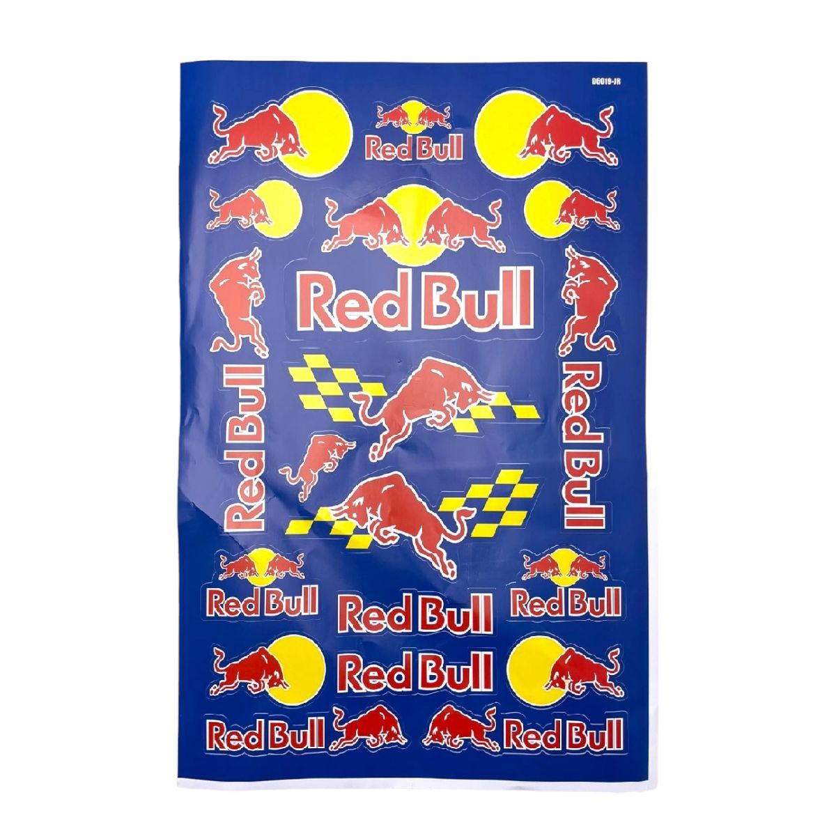 Наклейки для мотоцикла Red Bull 300*430 мм сине-красные