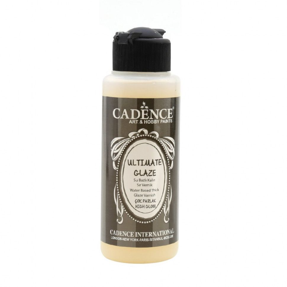 Глянцевый лак Cadence Ultimate Glaze с эффектом глазури, 120 ml.