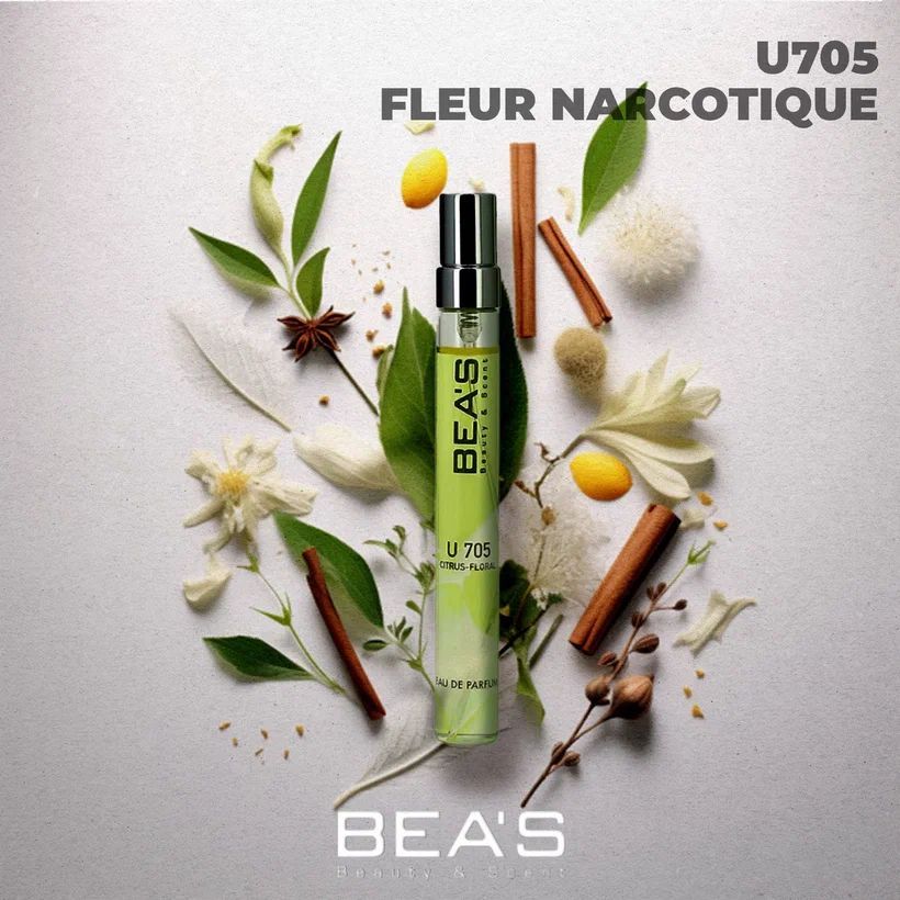 Туалетная вода Унисекс Fleur Narcotique Флюр Наркотик U705 10 мл, компактный парфюм, перезаправляемый флакон парфюмерная туалетная вода духи