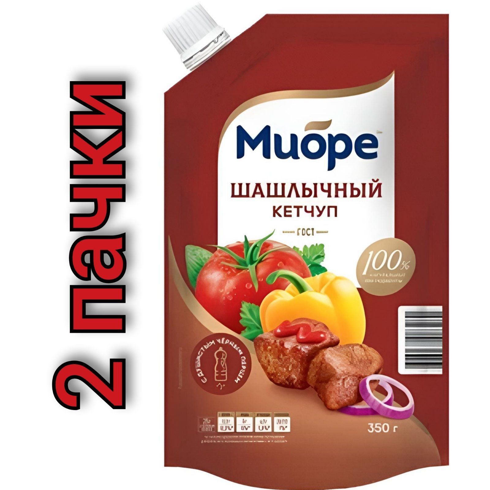 Кетчуп "МИОРЕ" Шашлычный 350г./2уп