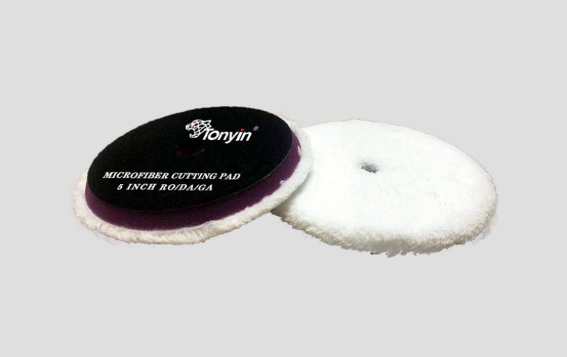 TP08A Микрофибровый режущий полировальник с отверстием 5 дм. MICROFIBER CUTTING PAD TONYIN