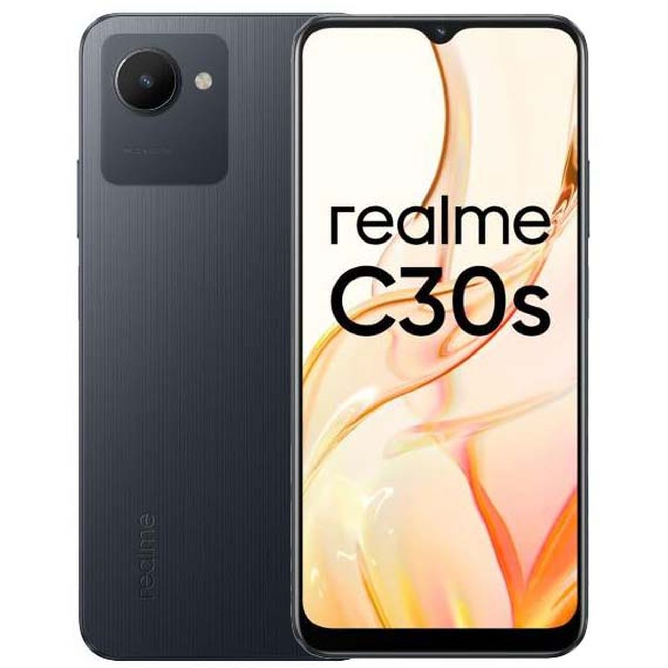 Смартфон realme C30s 3/64GB(RMX3690) Stripe Black - купить по выгодной цене  в интернет-магазине OZON (1060411443)