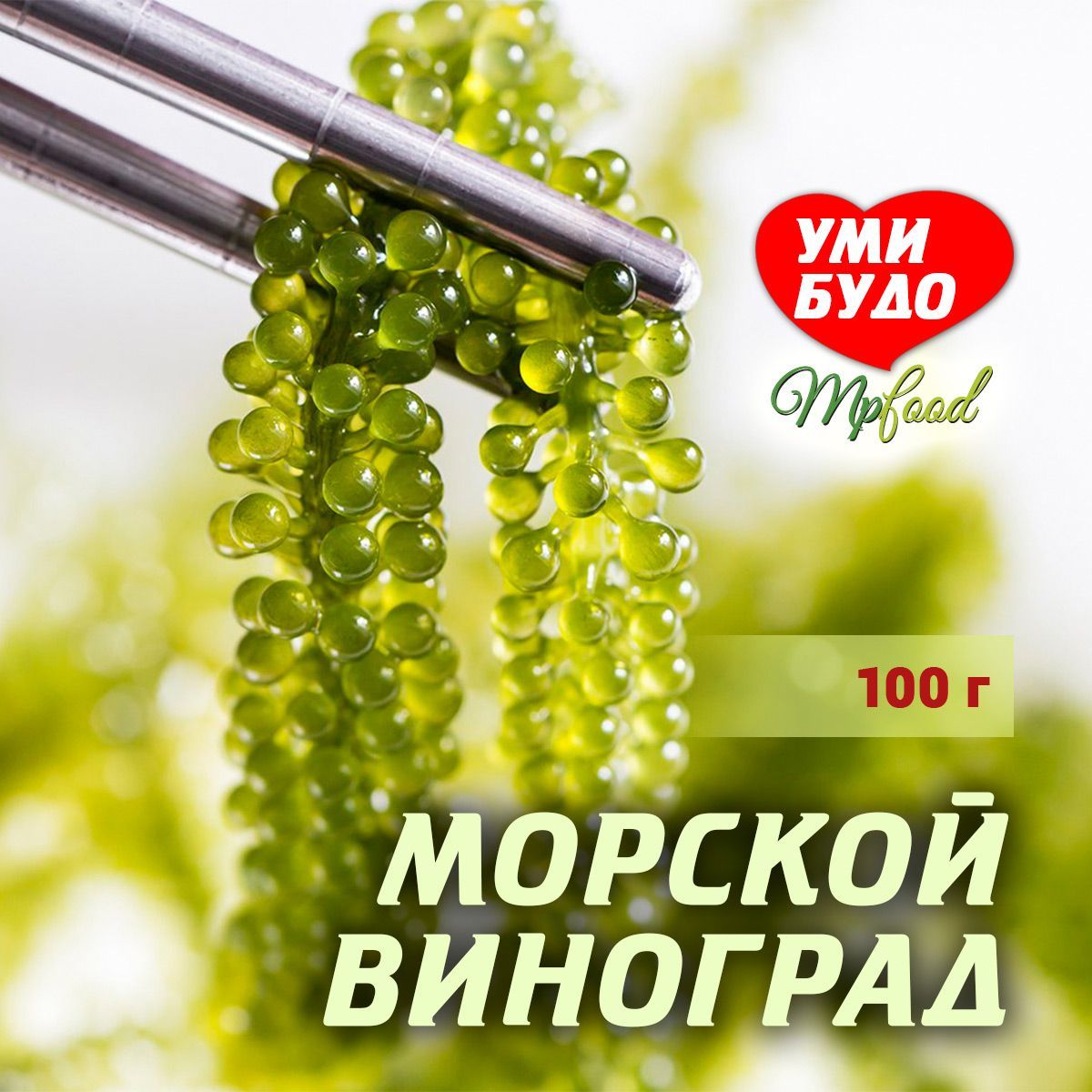 Морской виноград пищевой Уми Будо 100 гр - купить с доставкой по выгодным  ценам в интернет-магазине OZON (1196398414)