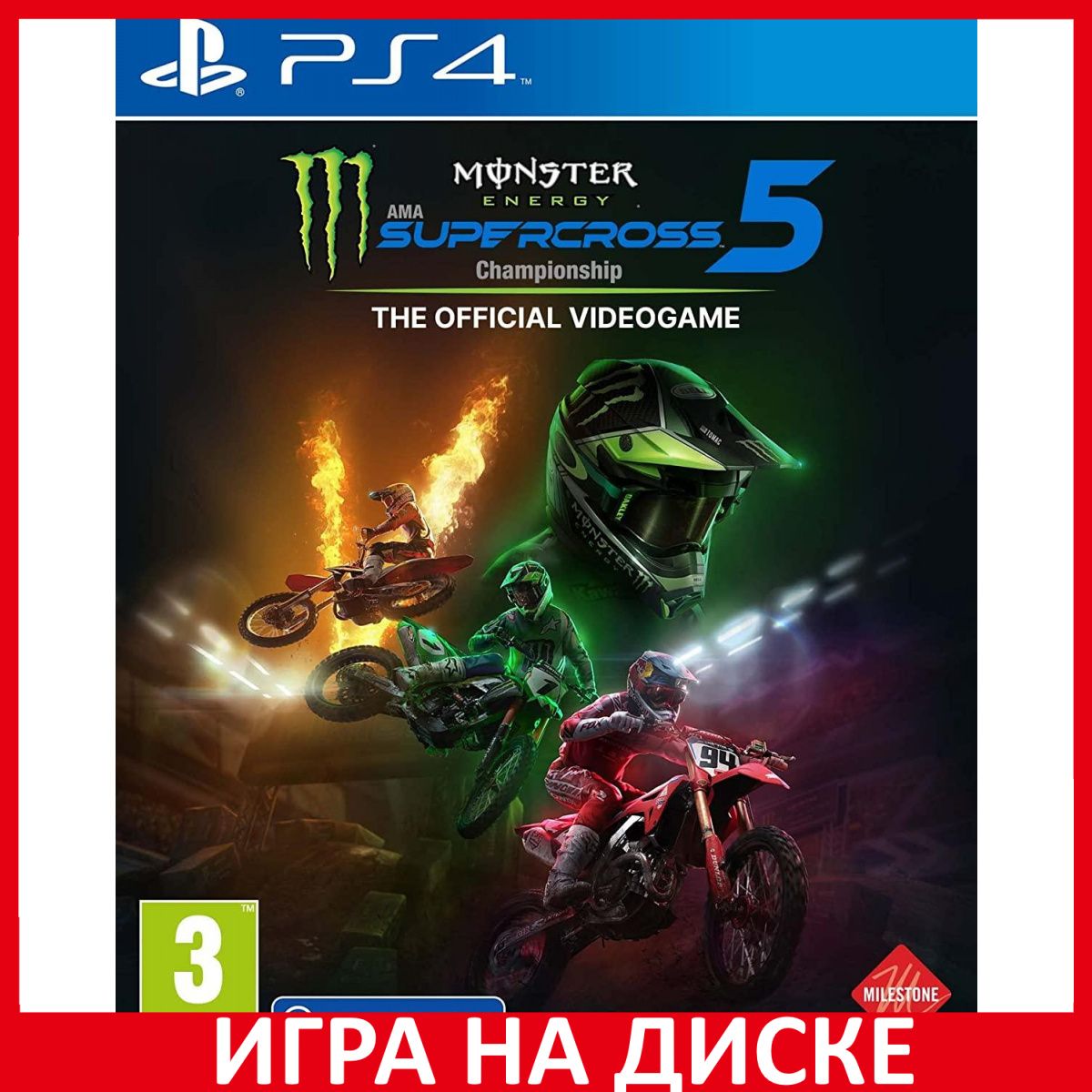 Игра Monster Energy Supercross 5 Th (PlayStation 5, PlayStation 4,  Английская версия) купить по низкой цене с доставкой в интернет-магазине  OZON (806812164)