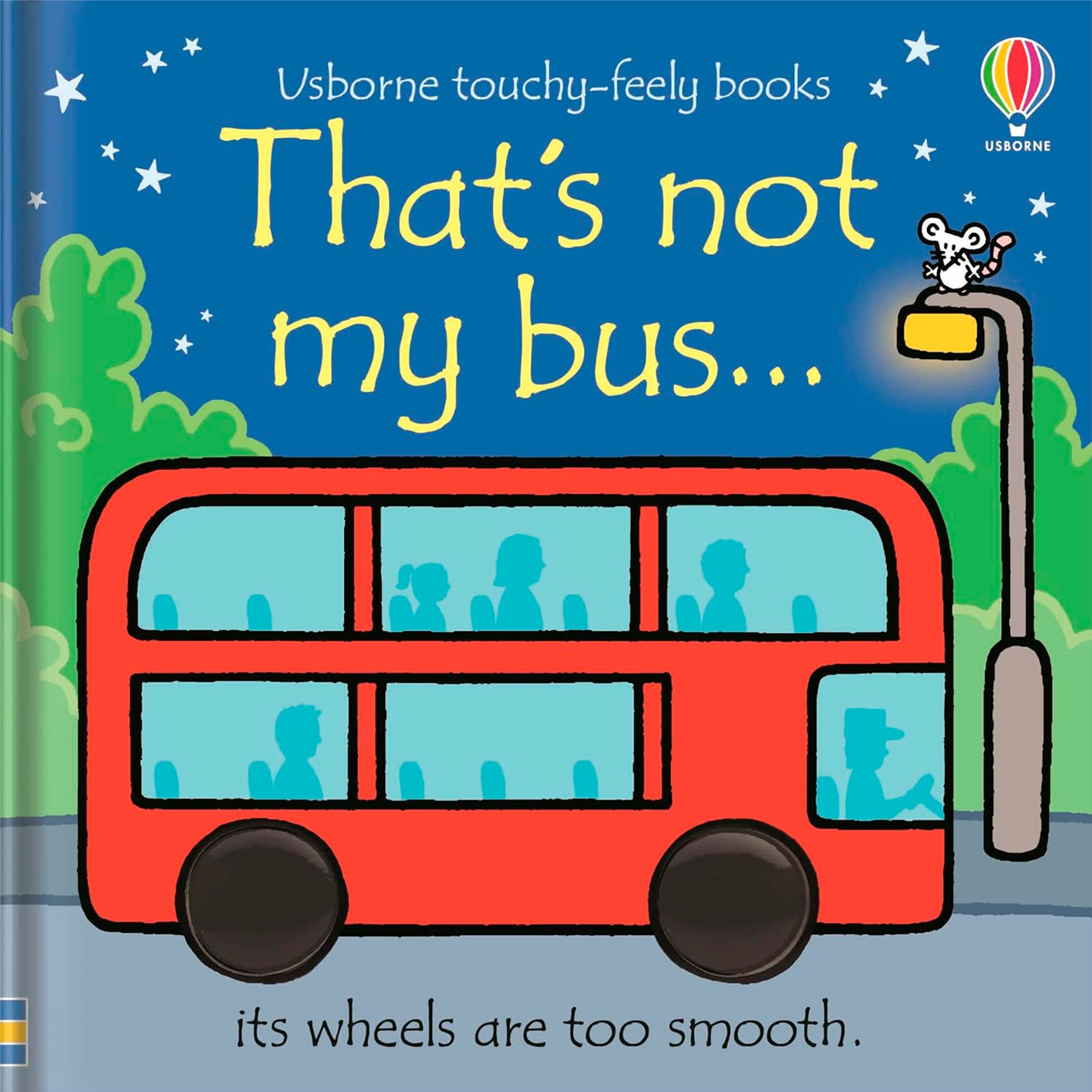 That books. Thats my Bus. Usborne Fingertrail ABC.