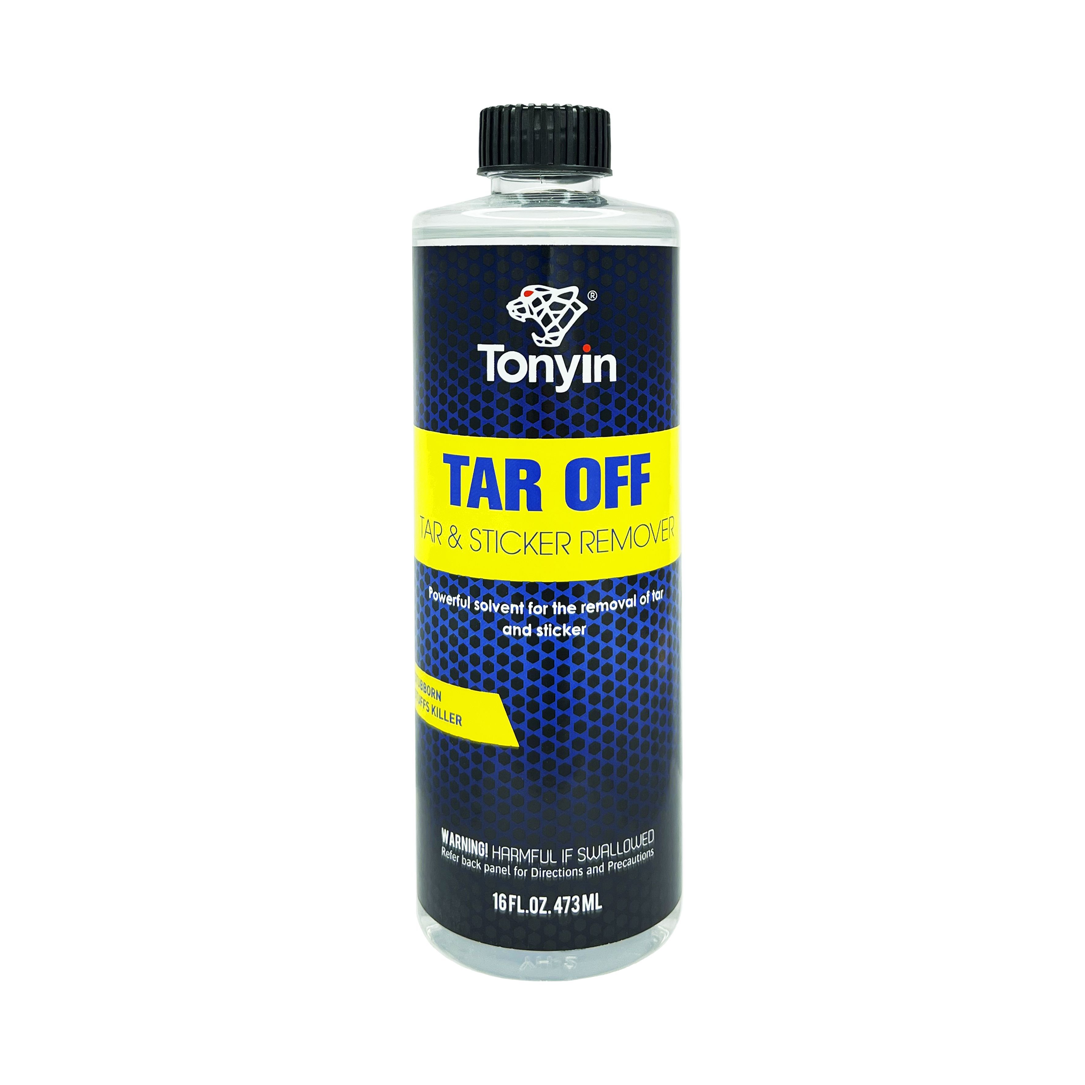 TN15 Очиститель битумных пятен и остатков клея TAR OFF TAR & STICKER REMOVER TONYIN, 473 мл.