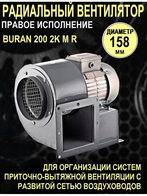 КоммерческийвентиляторBURAN2002KMR