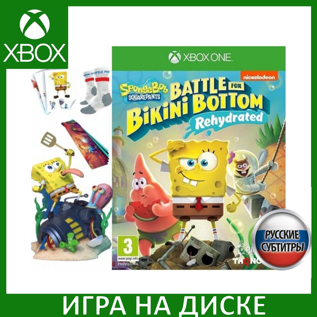 Игра SpongeBob SquarePants Battle F (Xbox One, Xbox Series, Русские  субтитры) купить по низкой цене с доставкой в интернет-магазине OZON  (1331099482)