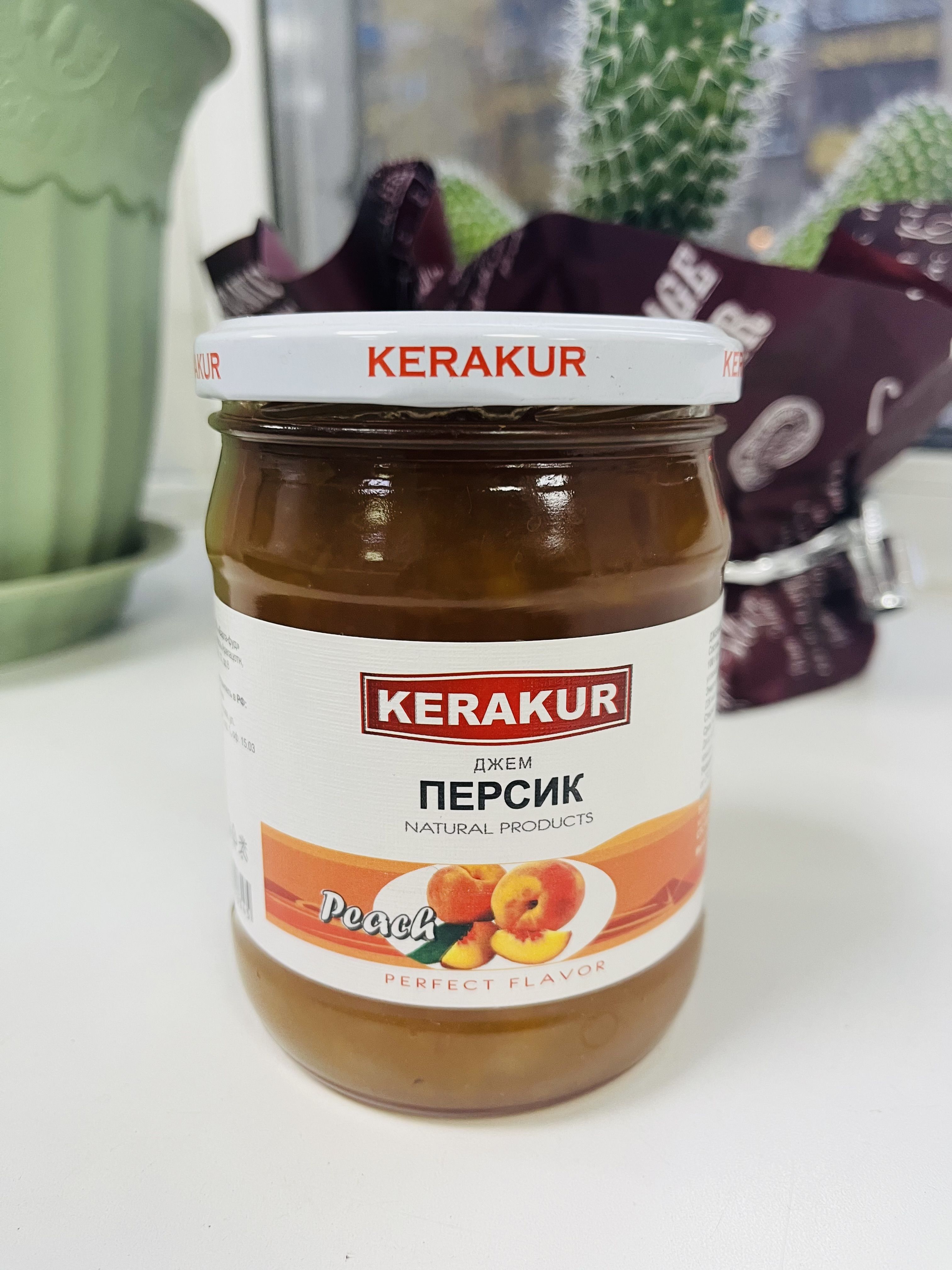 Джем персиковый 600 гр. Kerakur Армения