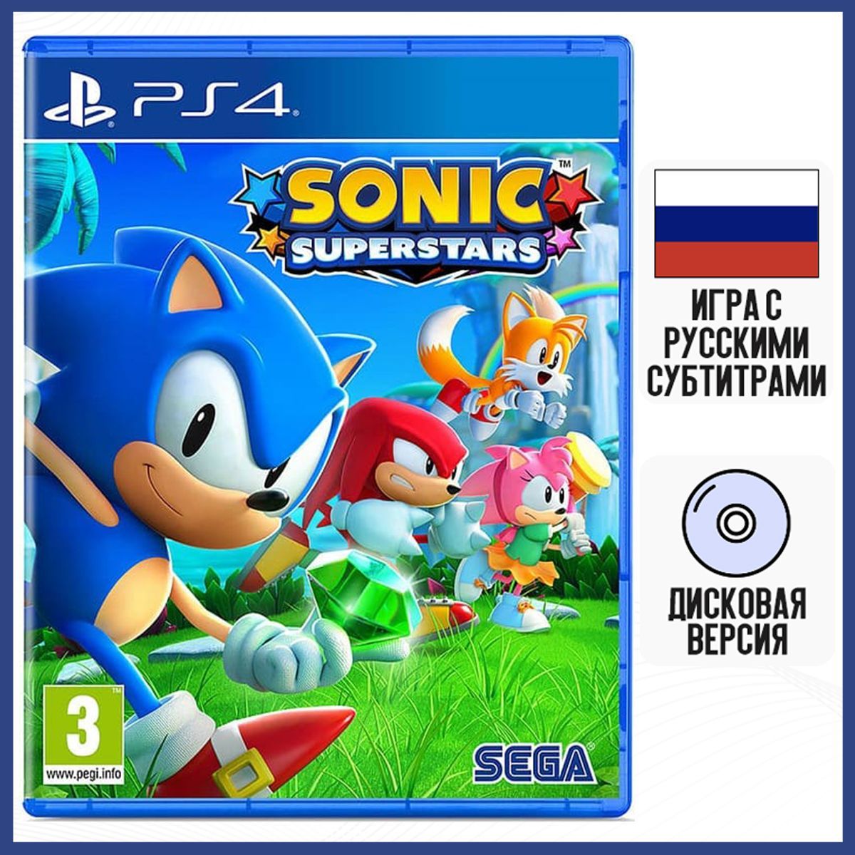 Игра Sonic Superstars (PlayStation 4, Русские субтитры) купить по низкой  цене с доставкой в интернет-магазине OZON (1255788301)