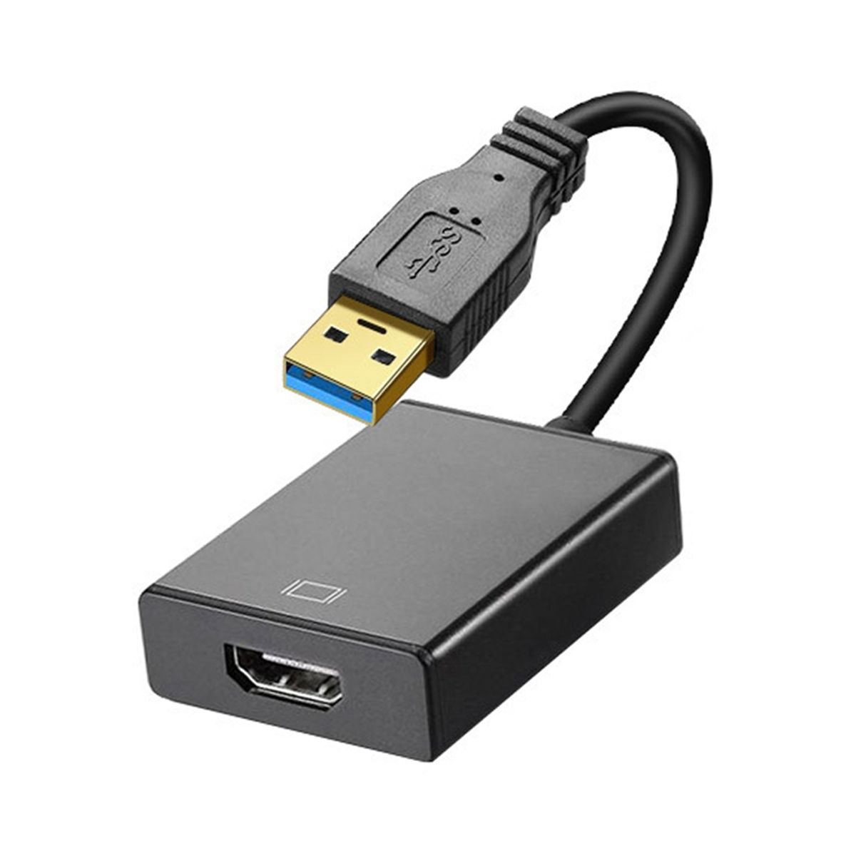 Адаптер,совместимыйсUSB-HDMI,адаптер,USB3.0/2.0-HDMI,1080PHD,многоэкранныйвидео-аудиографическийкабель