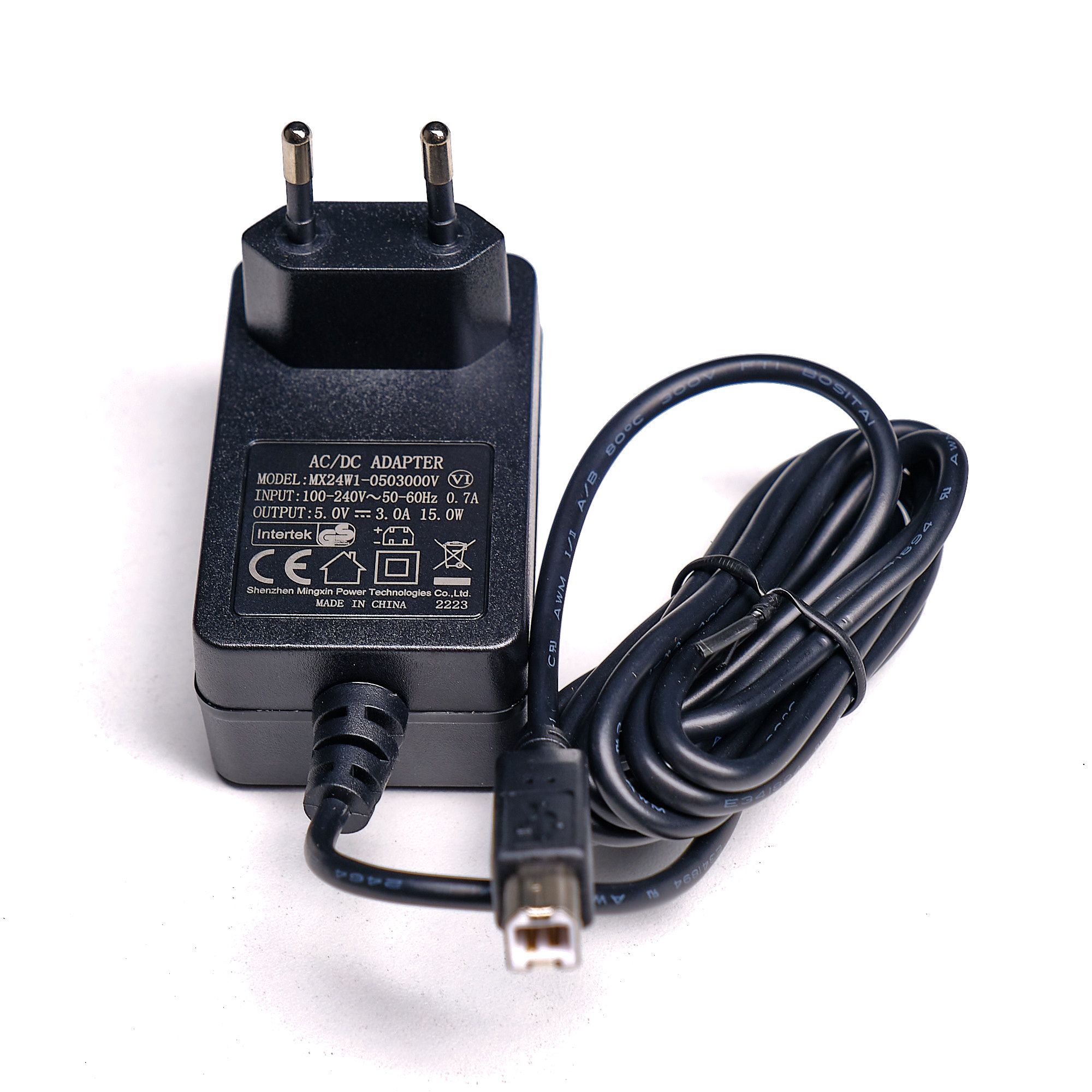 Блок питания MX24W1-0503000V (5V 3A) с кабелем для АТОЛ Sigma 7Ф