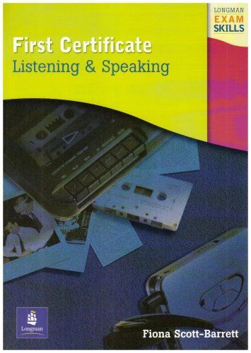 Longman Exam Skills FCE Listening and Speaking Student's Book