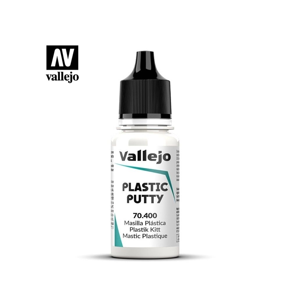 Шпаклевка для пластика Vallejo "Plastic Putty" 70.400 White, 17 мл