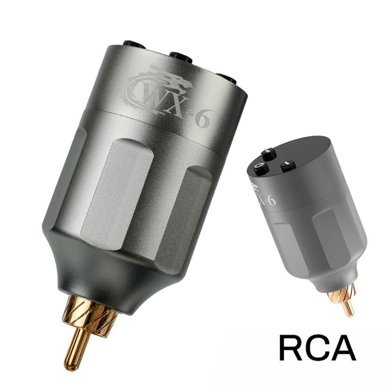 Блок питания для тату машинки (беспроводной) WX-6 Pro RCA Silver