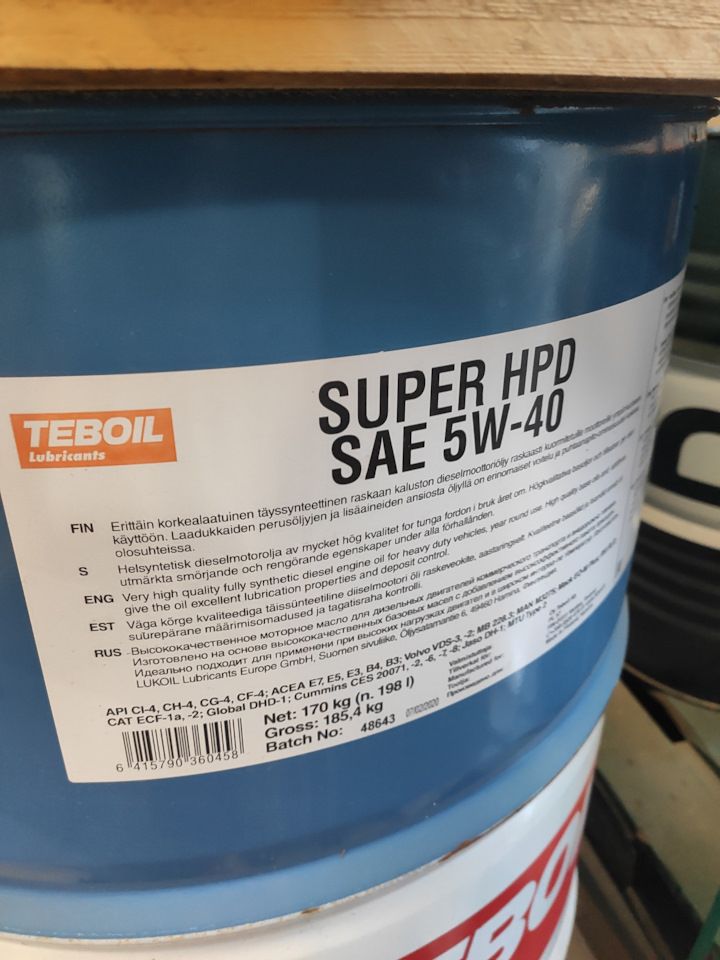 Тебоил масло 5 w40. Teboil super HPD 5w40 бочка. Масло Teboil 5w40. Teboil super HPD 5w-40. Teboil 5w40 бочка номер.