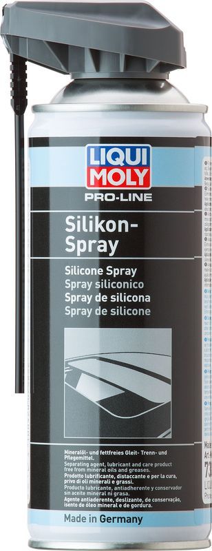 Бесцветная силиконовая смазка для авто liqui moly Pro-Line Silikon-Spray 400мл, арт. 7389