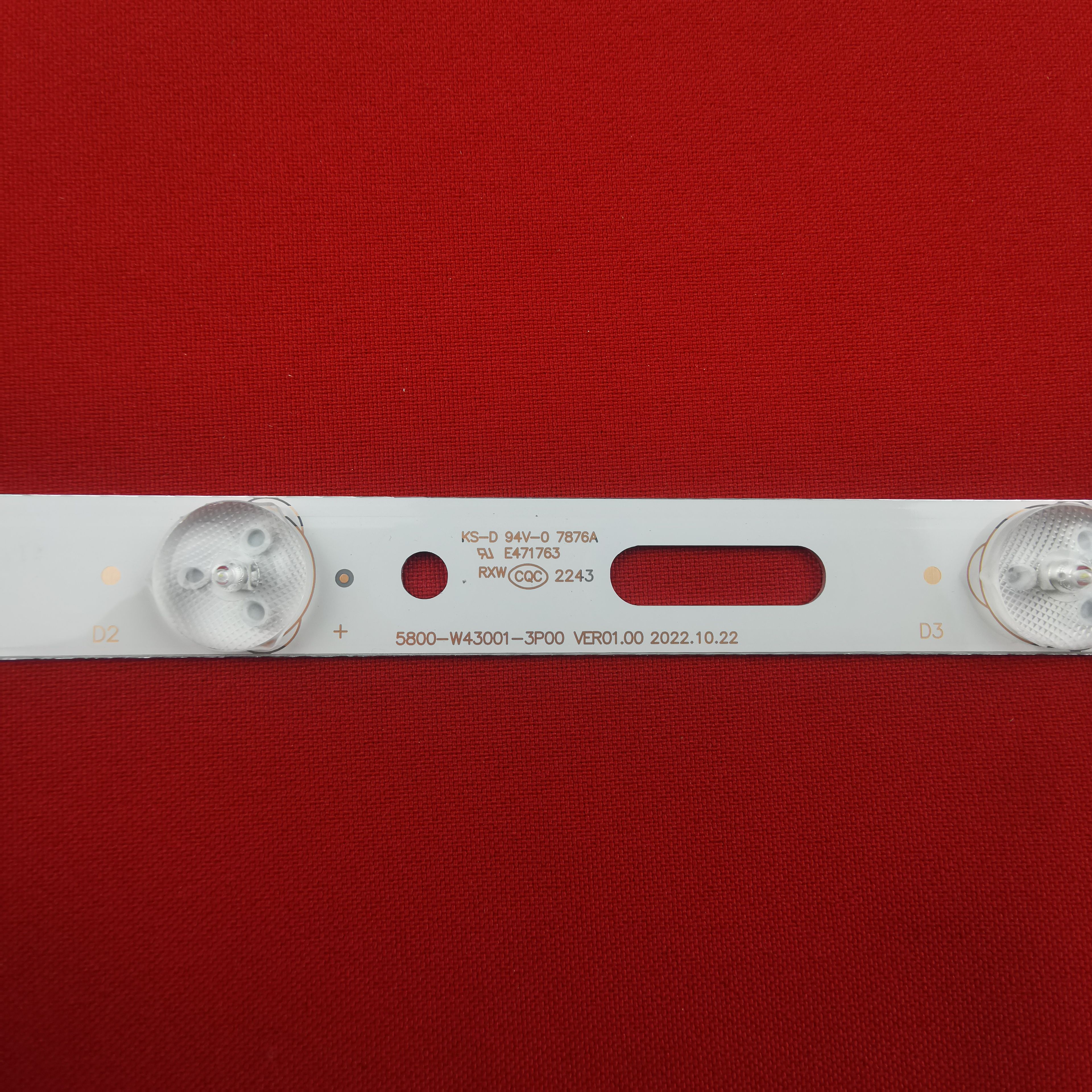 Подсветка для TELEFUNKEN TF-LED43S27T2, ERISSON 43LES70T2, SKYWORTH 43E6000; 5800-W43001-3P00