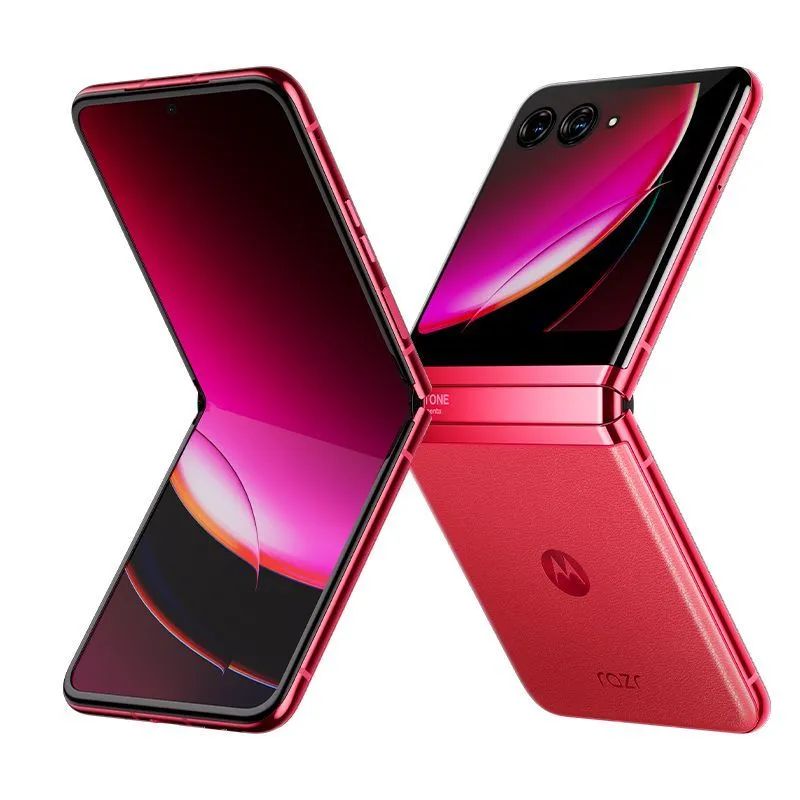 MotorolaСмартфонGlobalROMMotorolaMotoRazr40UltraFoldingScreen5GПоддерживаетрусскийязыкиGooglePlayStore,безOTA-обновлений.CN12/512ГБ,красный