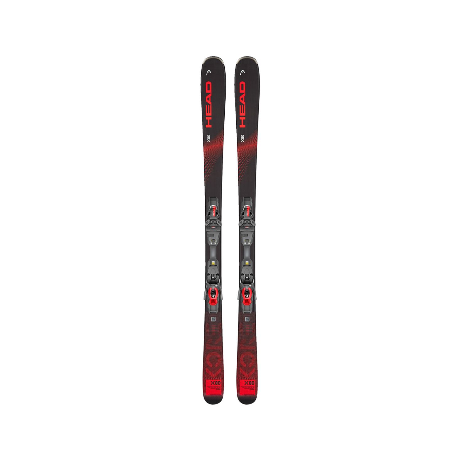 Горные лыжи с креплениями Head Kore X 80 R LYT-PR + PR 11 GW Black/Red 22/23