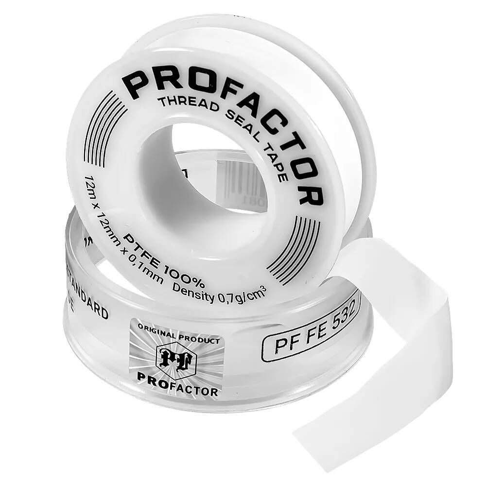 фум лента 2 ШТ PROFACTOR 12M x12 mm x0,1mm