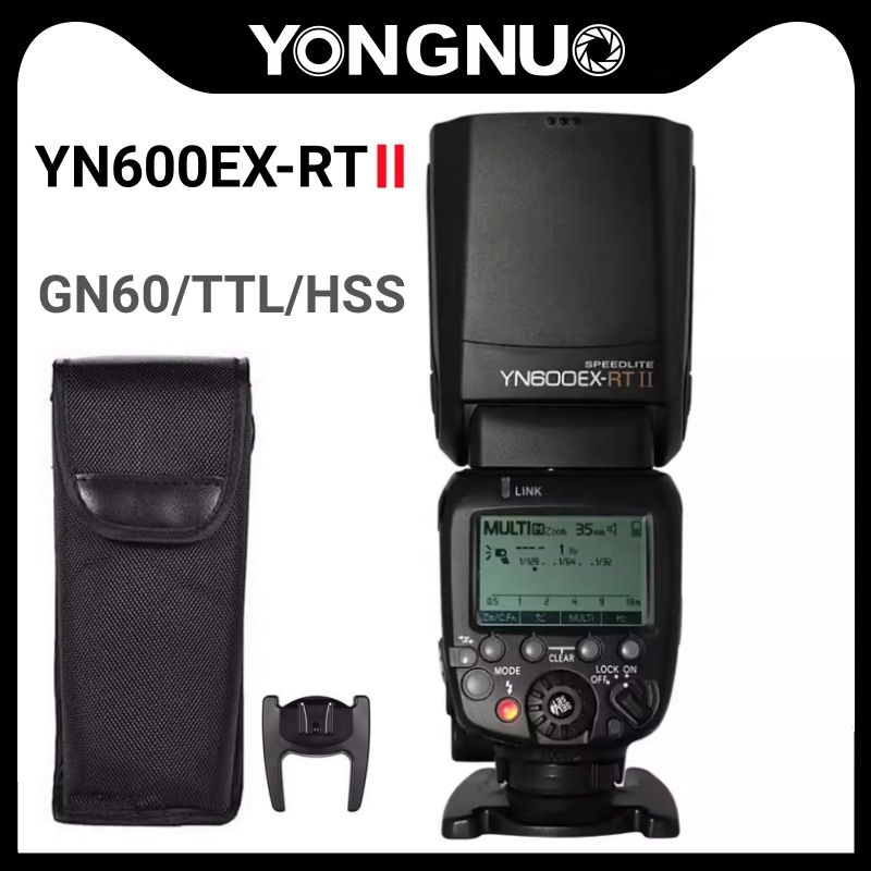 Вспышка YONGNUO YN600EX-RTII GN60 2,4G, беспроводная HSS 1/8000s, мастер-вспышка TTL Speedlite для зеркальной камеры Canon 600EX-RT ST-E3-RT