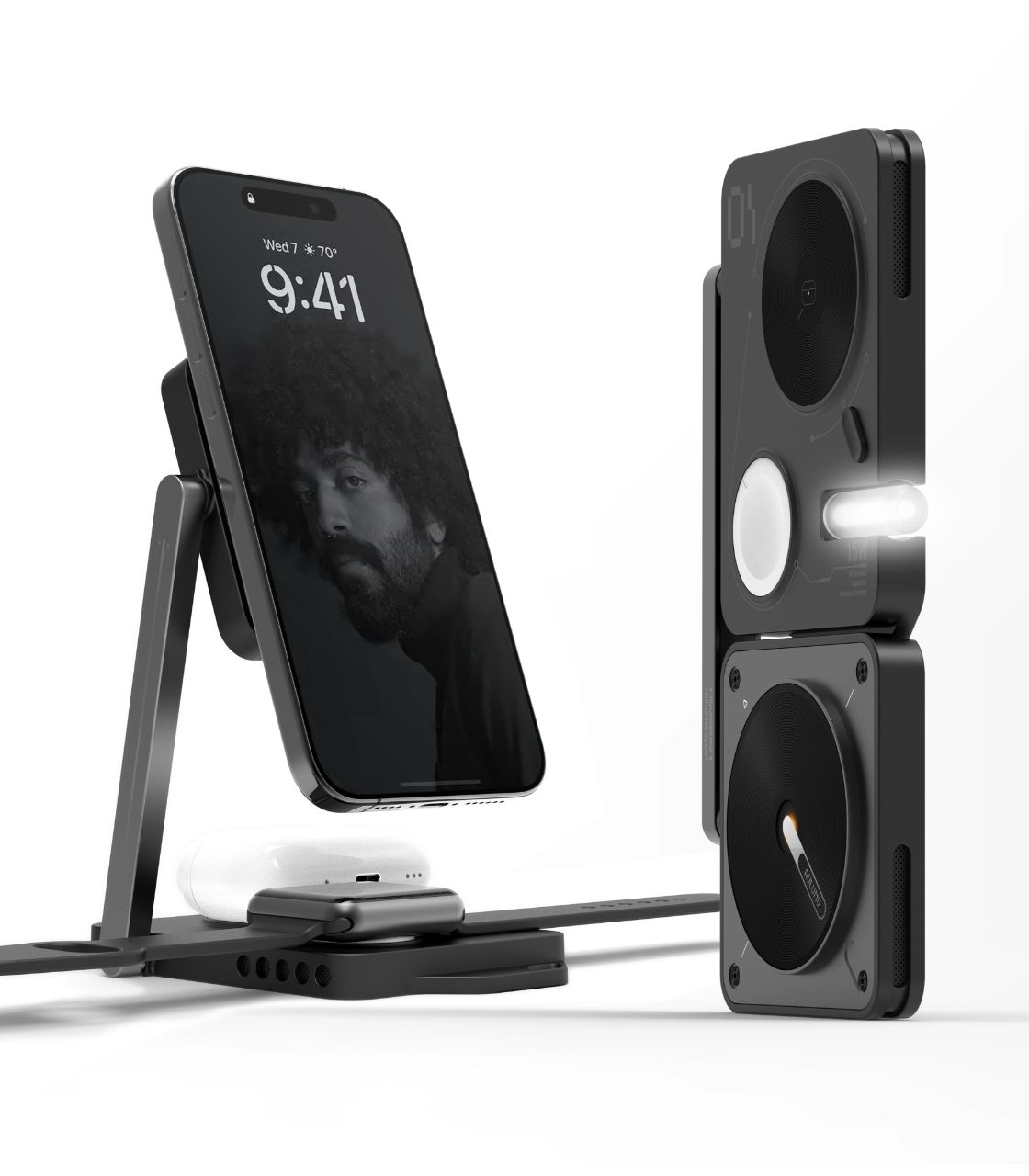 Зарядная станция для мобильных устройств AULUMU M01, 25 Вт, USB Type-C, Quick Charge 2.0, Quick Charge 3.0 - купить по выгодной цене в интернет-магазине OZON (1346943281)
