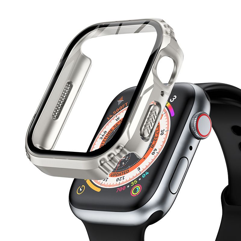 Стекло+КорпусAppleWatch9876SE54,iWatchаксессуарыЭкранныйзащитныйчехолAppleWatch45444041мм