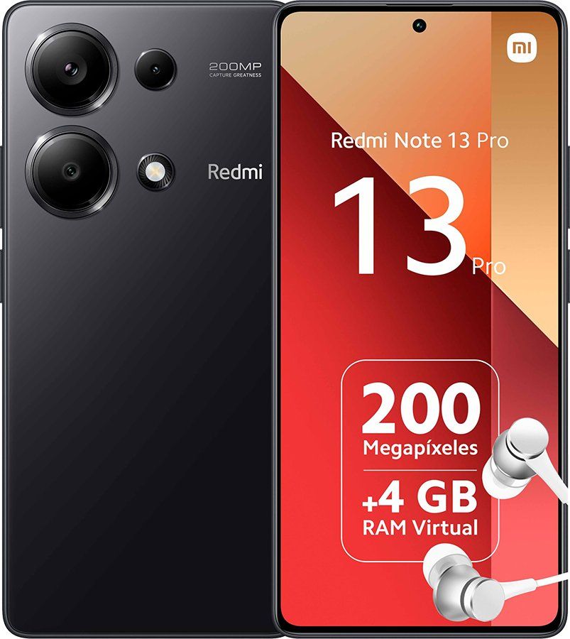 XiaomiСмартфонRedmiNote13Pro4G(23117RA68G)Global12/512ГБ,черный