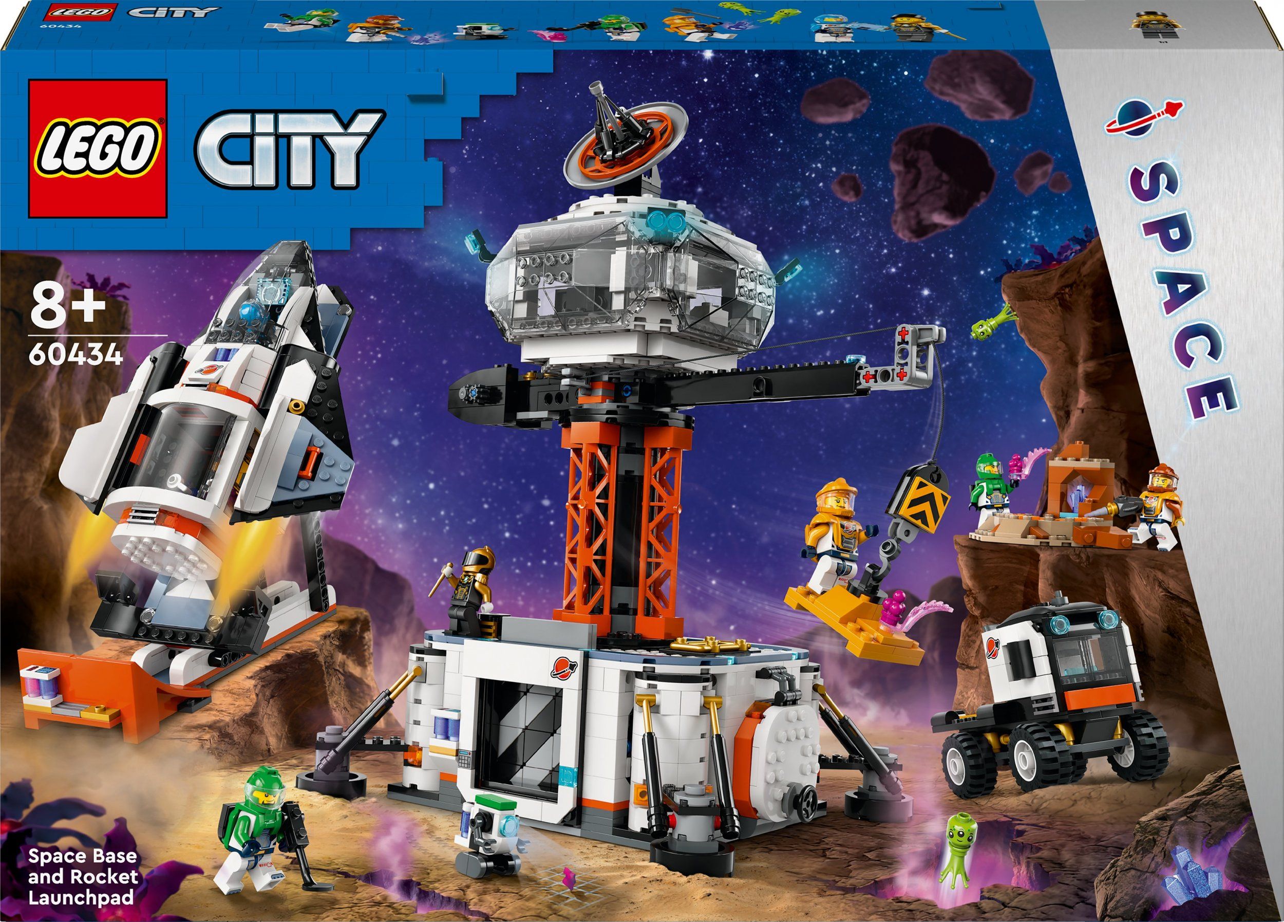 Конструктор LEGO City космическая станция и стартовая площадка ракеты  (60434) - купить с доставкой по выгодным ценам в интернет-магазине OZON  (1390997894)