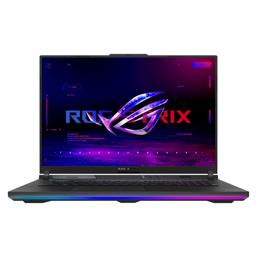 ASUSG834JZR-N6072Игровойноутбук18",IntelCorei9-14900HX,RAM32ГБ,SSD1000ГБ,NVIDIAGeForceRTX4080дляноутбуков(12Гб),Безсистемы,(90NR0IN2-M003C0),черный,Русскаяраскладка