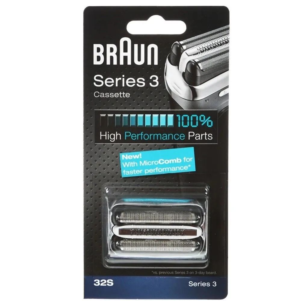 Сменный блок для электробритвы Braun Series3 32S High Performance Parts