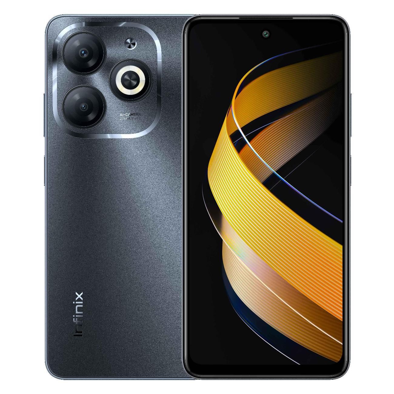 Infinix Смартфон SMART 8 3/64GB Timber Black 3/64 ГБ, черный