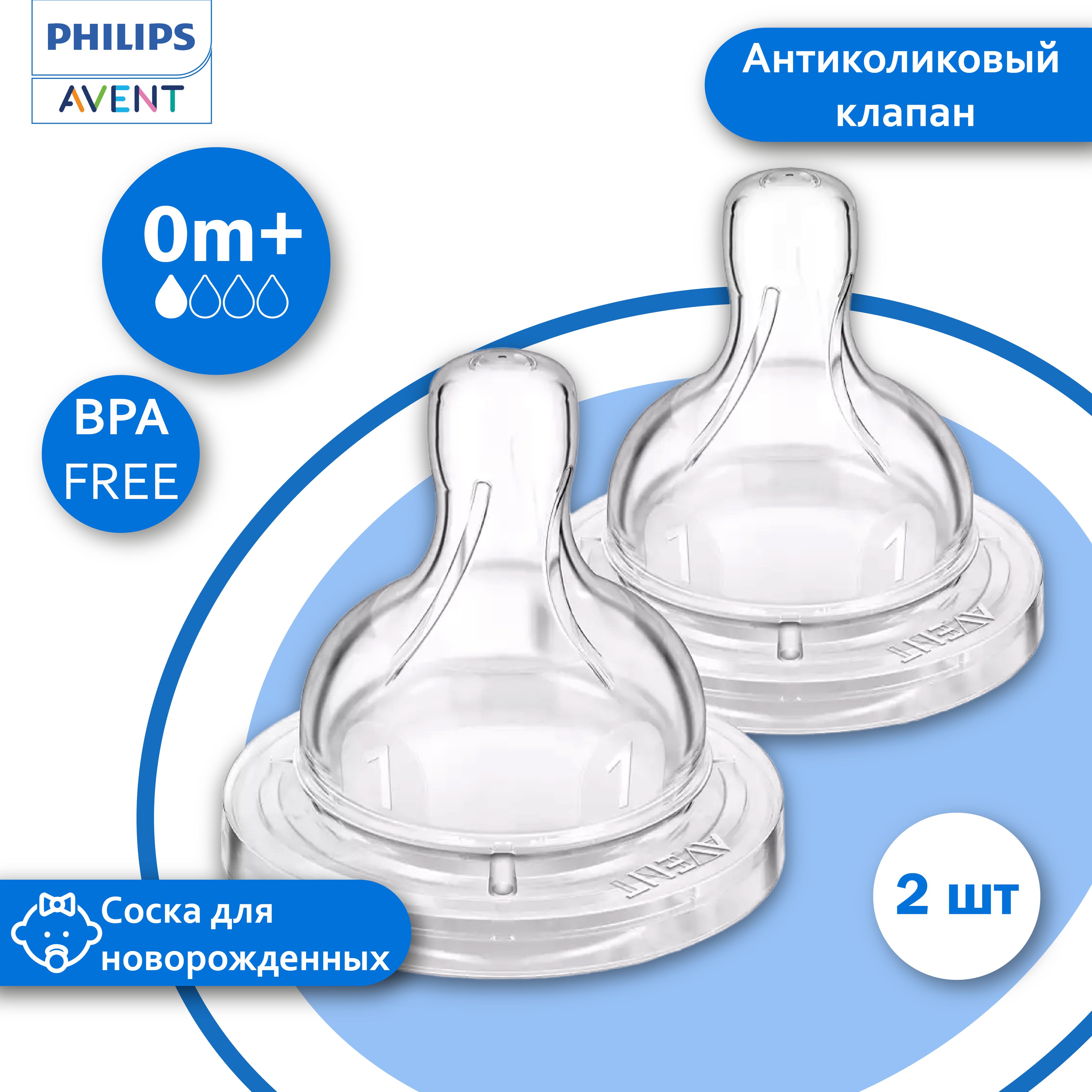 Бутылочки Авент и соски Philips AVENT - PAMPIK