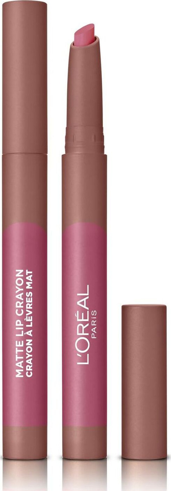 loreal lip crayon matte