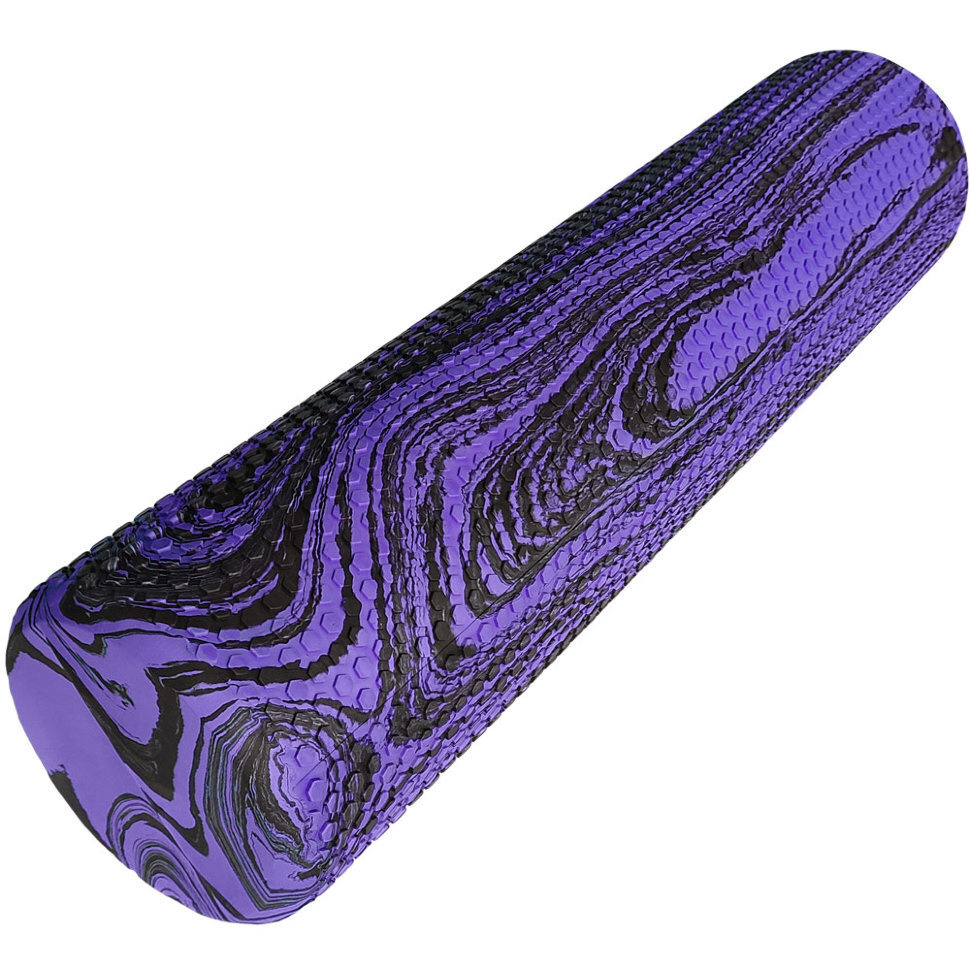Ролик для йоги и пилатеса 90x15cm (ЭВА) (фиолетовый гранит) RY90-6 D34204  #1