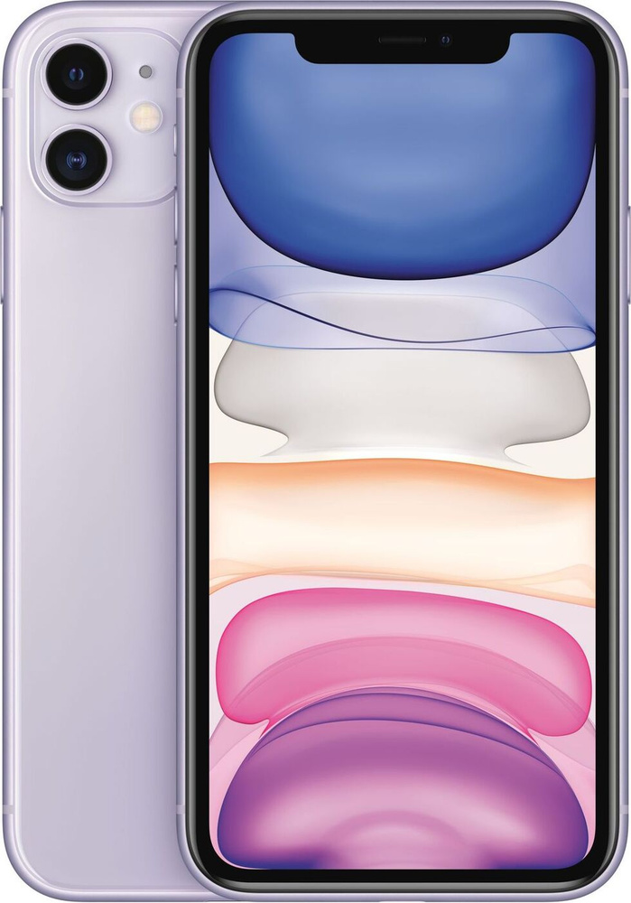 Смартфон Apple iPhone 11 128 ГБ, фиолетовый #1