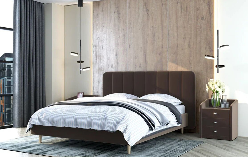 BravoМебель Двуспальная кровать, 160х200 см #1