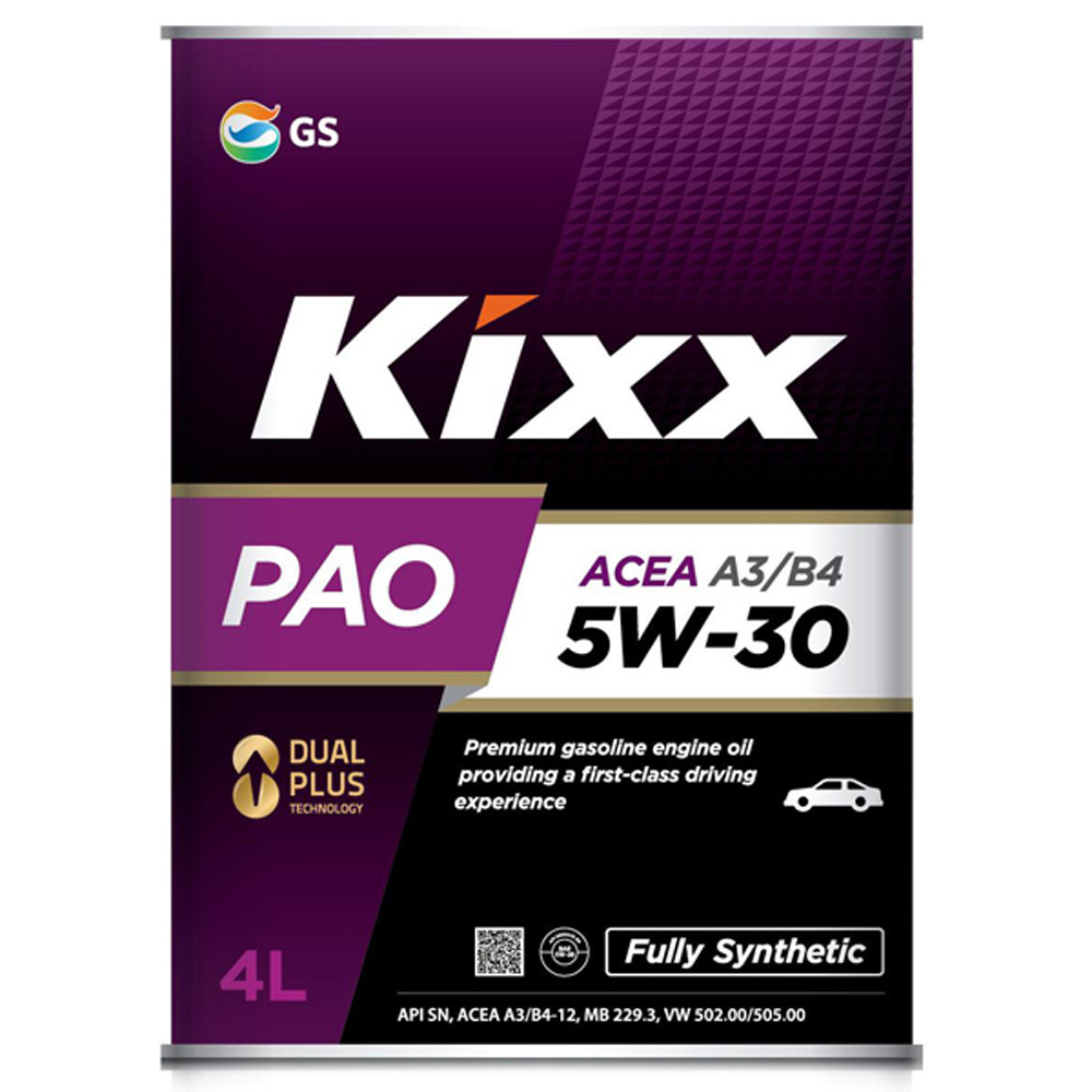 Моторное масло KIXX PAO SN 5W-30 Синтетическое 4 л -  в интернет .