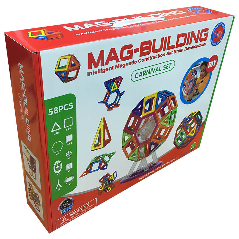 Магнитный конструктор Mag-Building 58 (MGB58) карусель — купить в ...