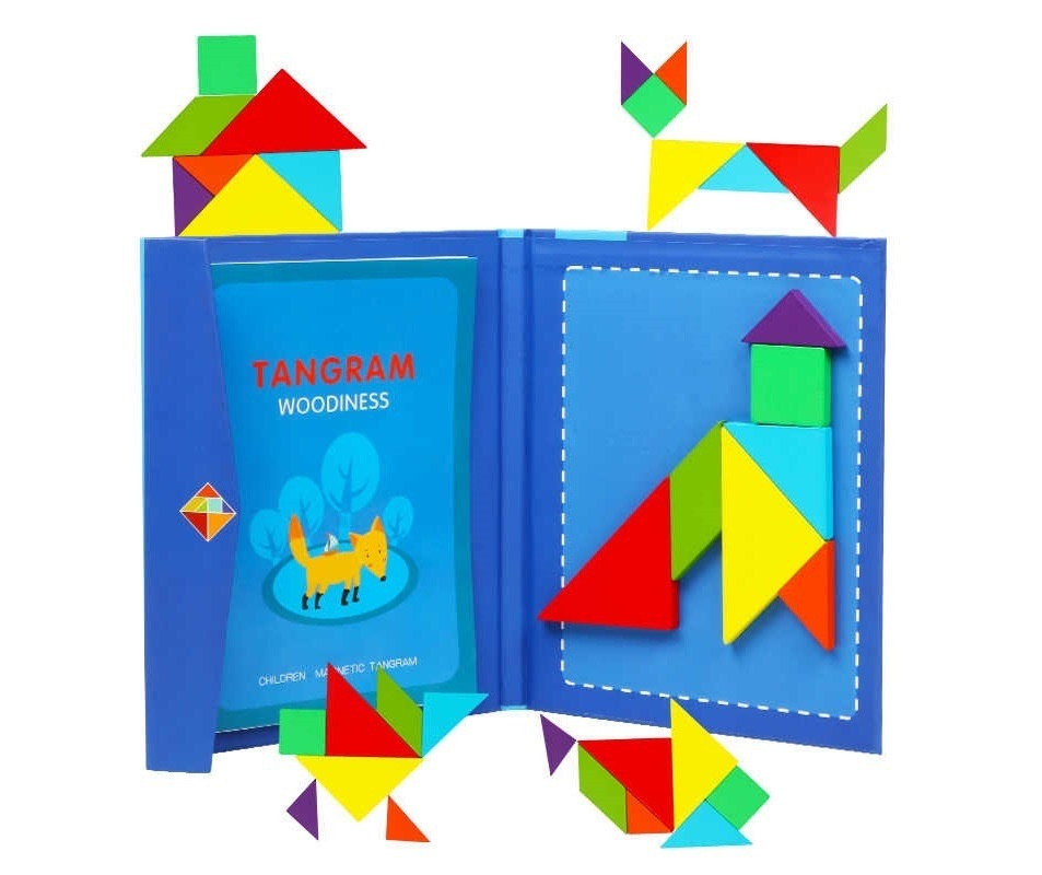 Логическая магнитная игра-головоломка Танграм/Tangram — купить в ...