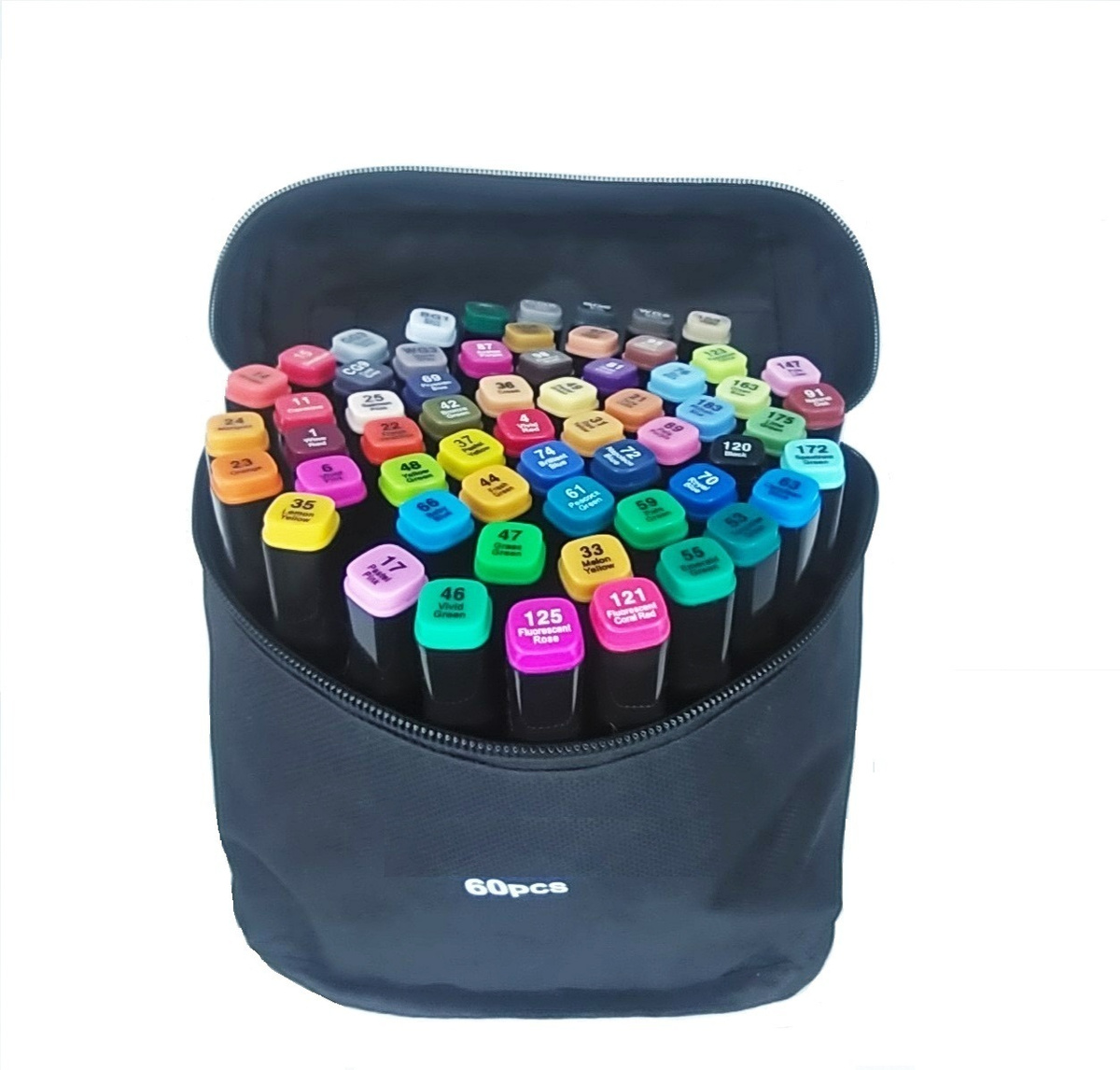  маркеры для скетчинга, рисования (набор 60 цветов .