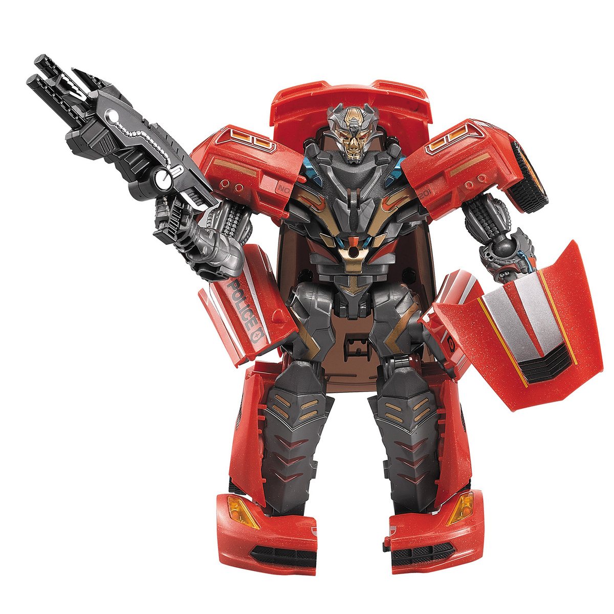 Taiko. Робот - машина, со звуком и светом, красный-бронзовый — купить в ...