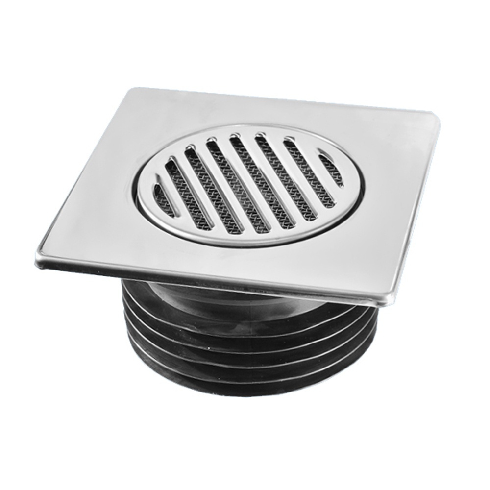 Трап McAlpine MRFGC3SNRV-110, 150х150, сухой затвор, нержавеющая сталь ...