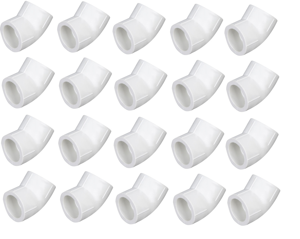 Уголок сантехнический, 45 градусов, диаметр 32 мм полипропилен ...