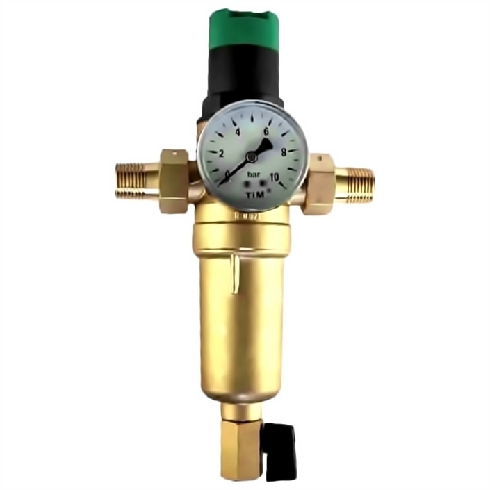 Фильтр самопромывной 3/4\" НН с редуктором давления, с манометром ...