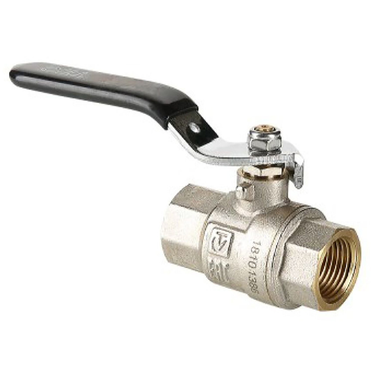 Кран шаровый PERFECT, стальная рукоятка 3/4\" внутренняя-внутренняя ...