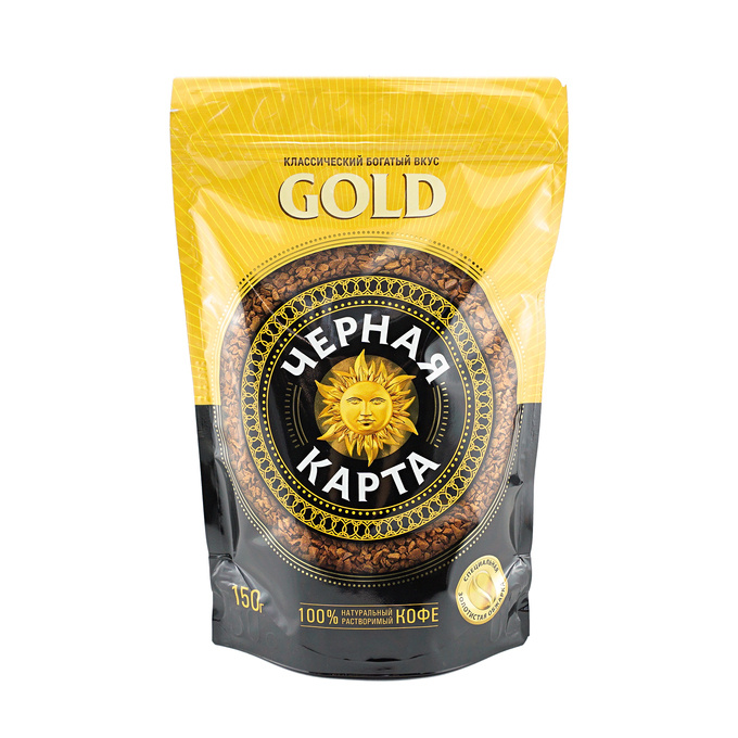 Растворимый кофе черная карта gold