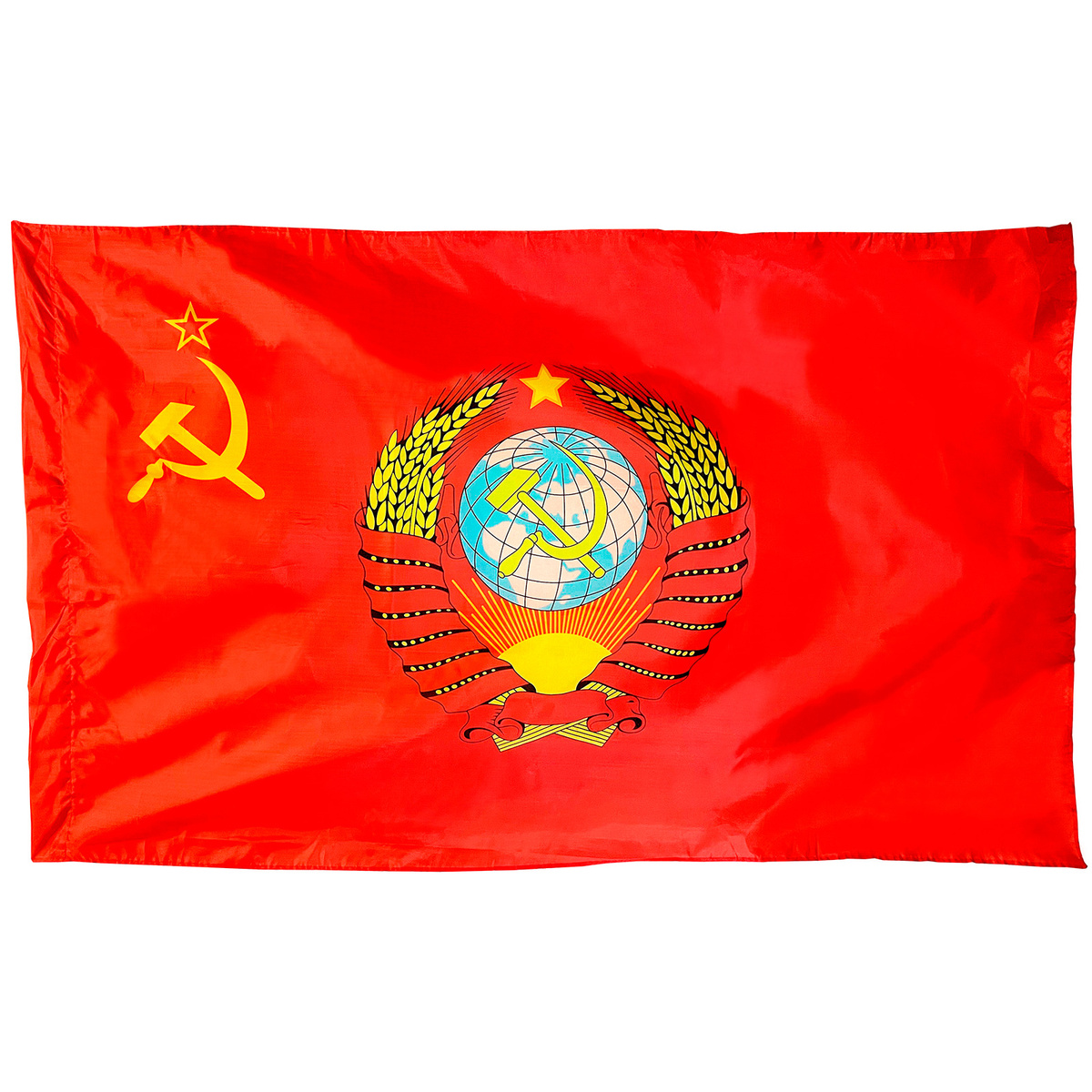 Флаг "СССР Герб", 90 х 145/ Флаг СССР/ Флаг Советского Союза/ Флаг СССР ...