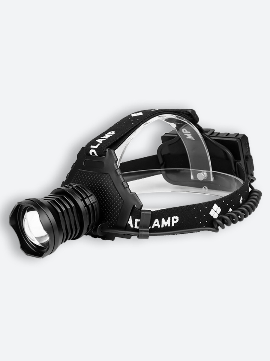 Фонарь налобный аккумуляторный с функцией Power Bank (мощный светодиод ...